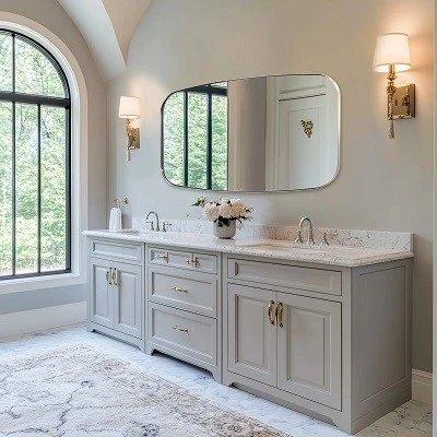 bathroom mirror