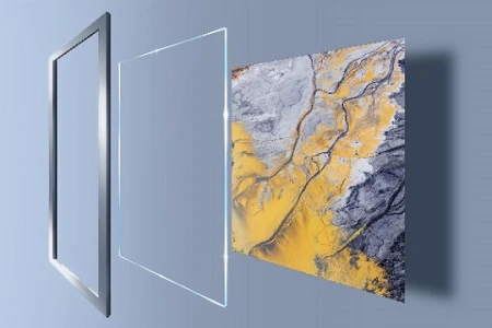 Double-sided anti-reflection glass